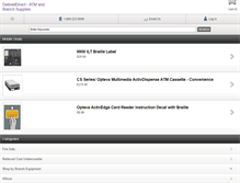Tablet Screenshot of diebolddirect.com